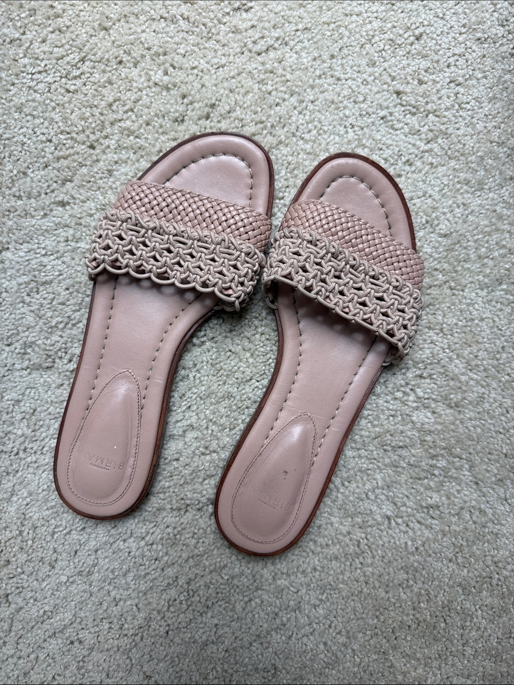 Woven Slide Sandals — alexandre Birman size 37